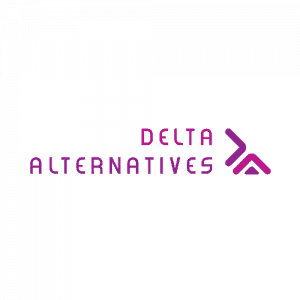 Logo Delta Alternatives - Par Cyan Concept