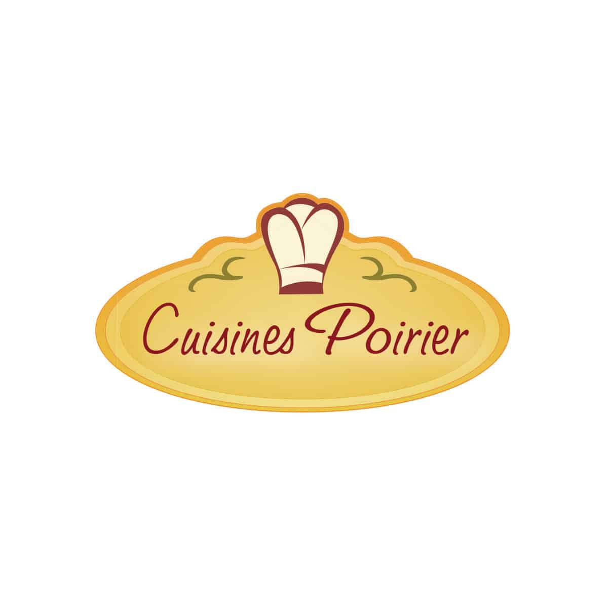 Logo Cuisines Poirier - Par Cyan Concept