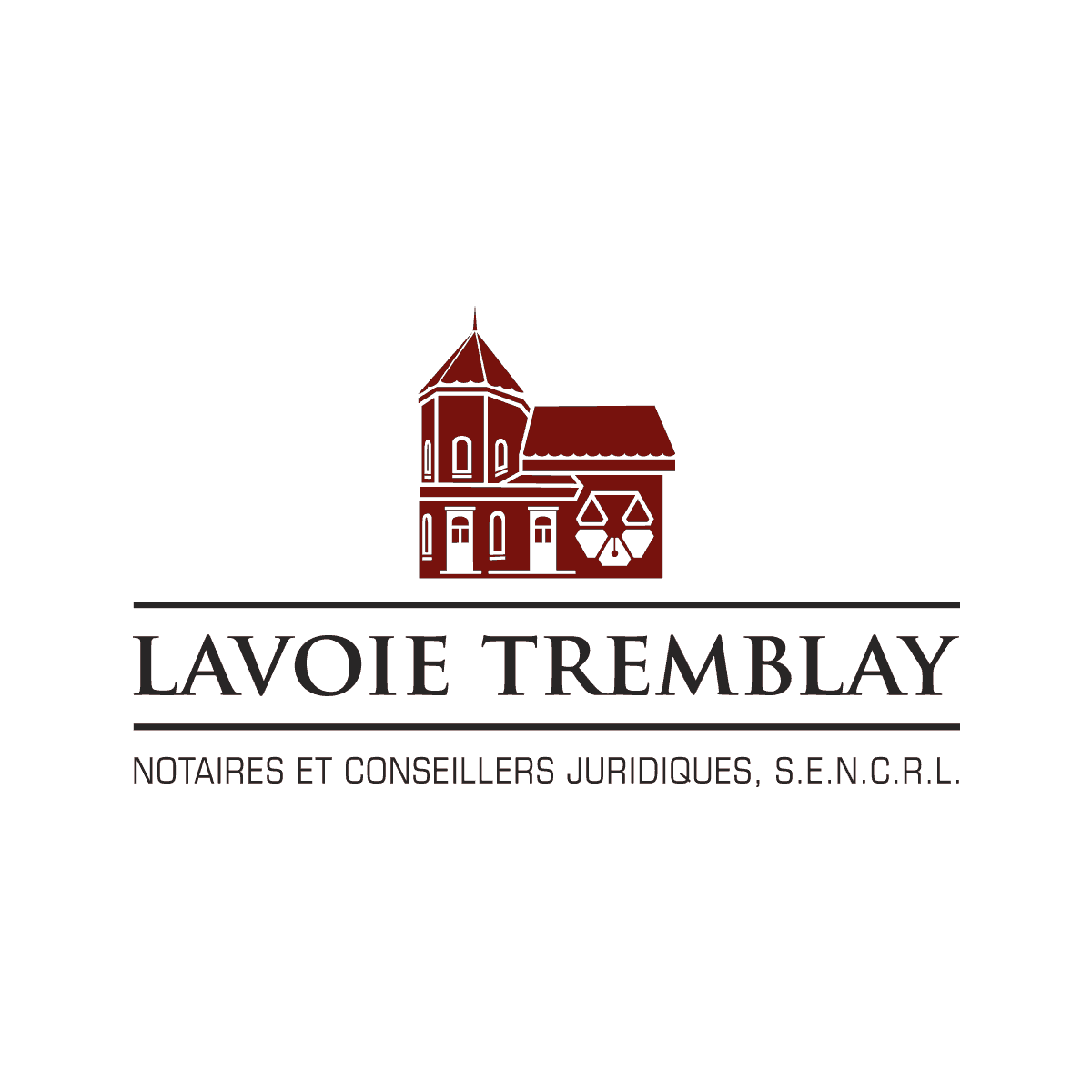 Logo Lavoie Tremblay Notaires - Par Cyan Concept