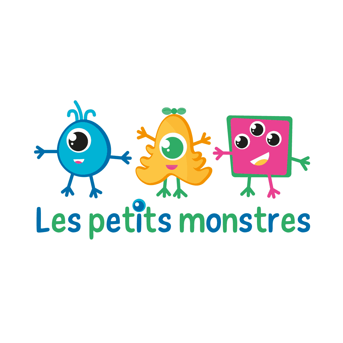Logo Les petits monstres - Par Cyan Concept