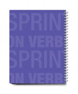 Design couvert - Sprint on verbs