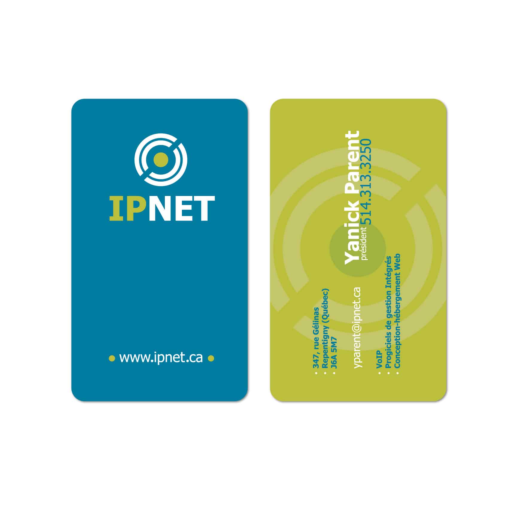 Carte professionnelle IPnet